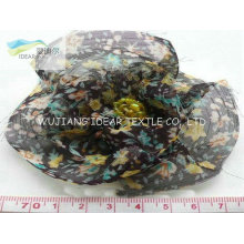 Printed Polyester Chiffon For Brooch